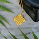 Kufic Shahada Necklace
