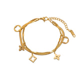 Fortuna double layer Bracelet