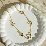 Aurora Clover Necklace