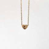 Arabic Initial Heart Necklace