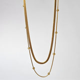 Solstice Double Layer Necklace