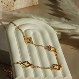 Aurora Clover Necklace