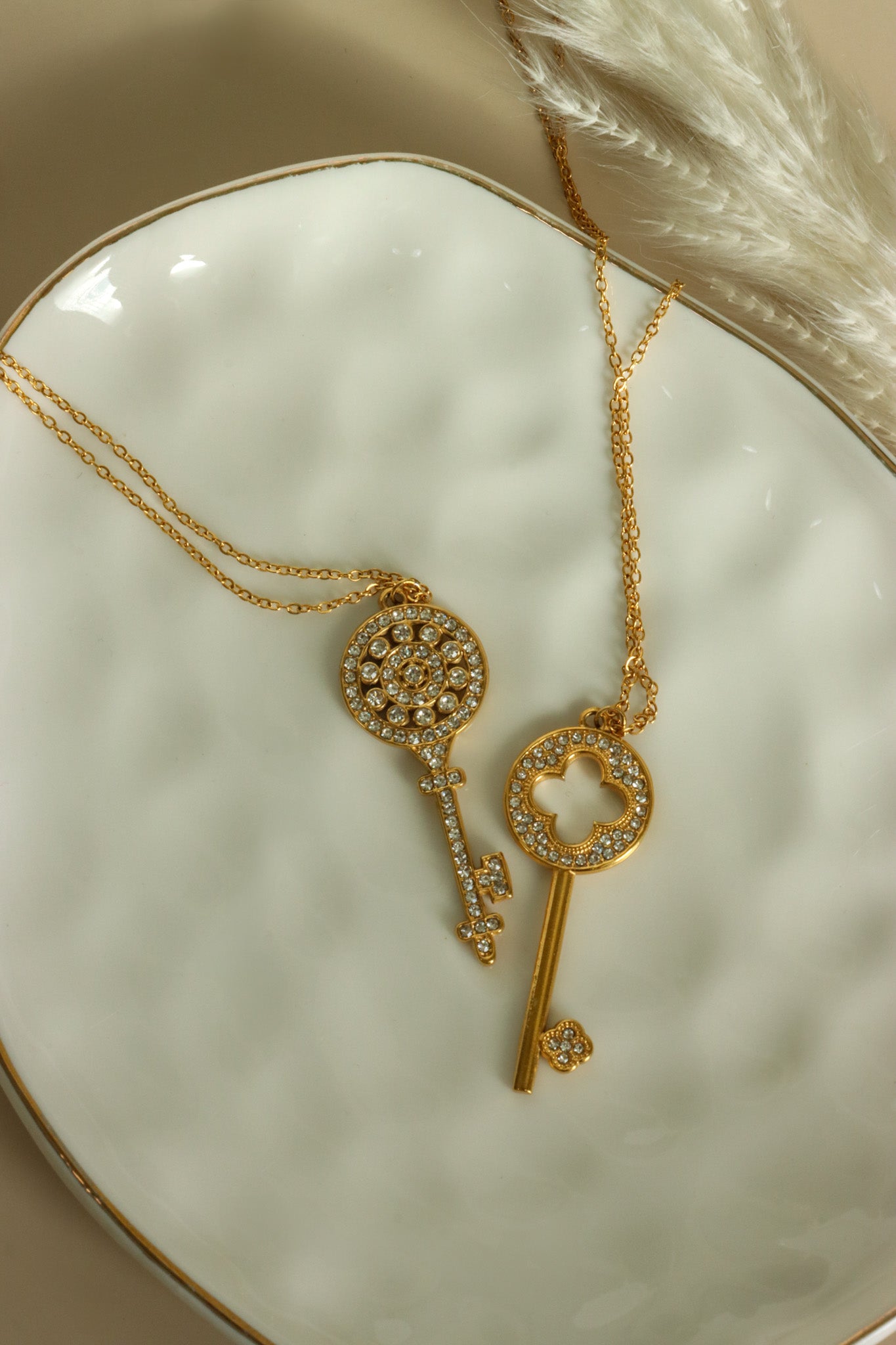 Minimalist gold jewelry