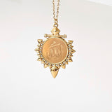 Spikey Crown Allah Necklace