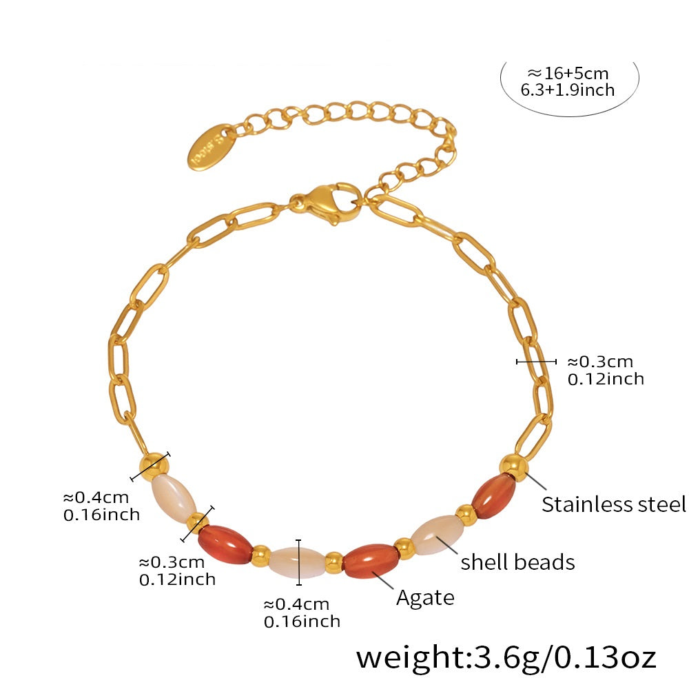 Zafran Bead Bracelet