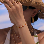 Zafran Bead Bracelet