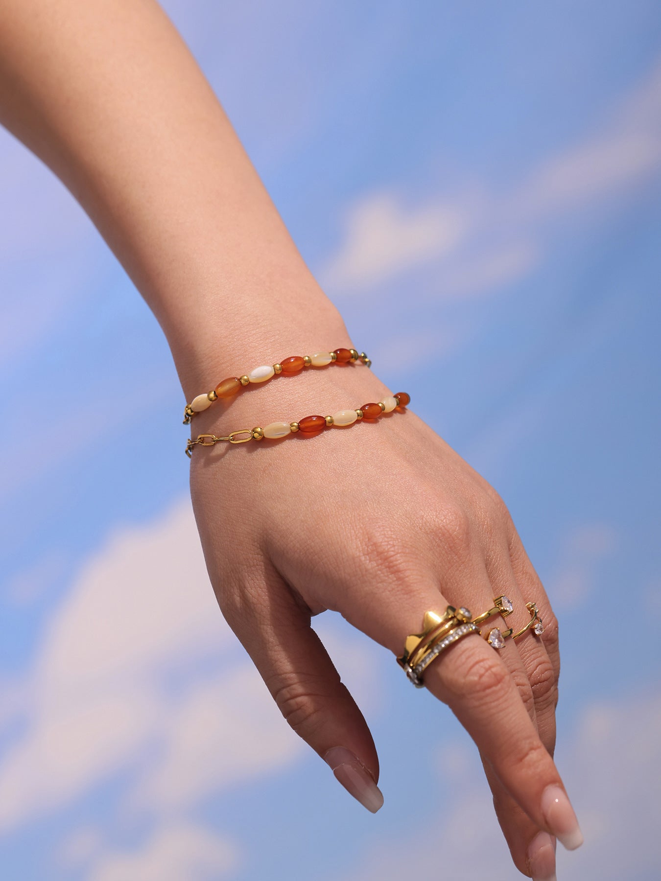 Zafran Bead Bracelet
