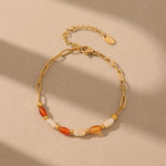 Zafran Bead Bracelet