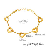 Dil Se Heart Bracelet — Gold