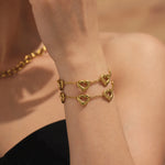 Dil Se Heart Bracelet — Gold