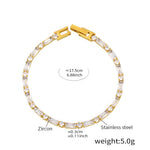 Jawahir Baguette Tennis — Crystal
