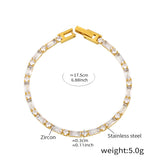 Jawahir Baguette Tennis — Crystal