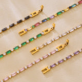Jawahir Baguette Tennis — Crystal