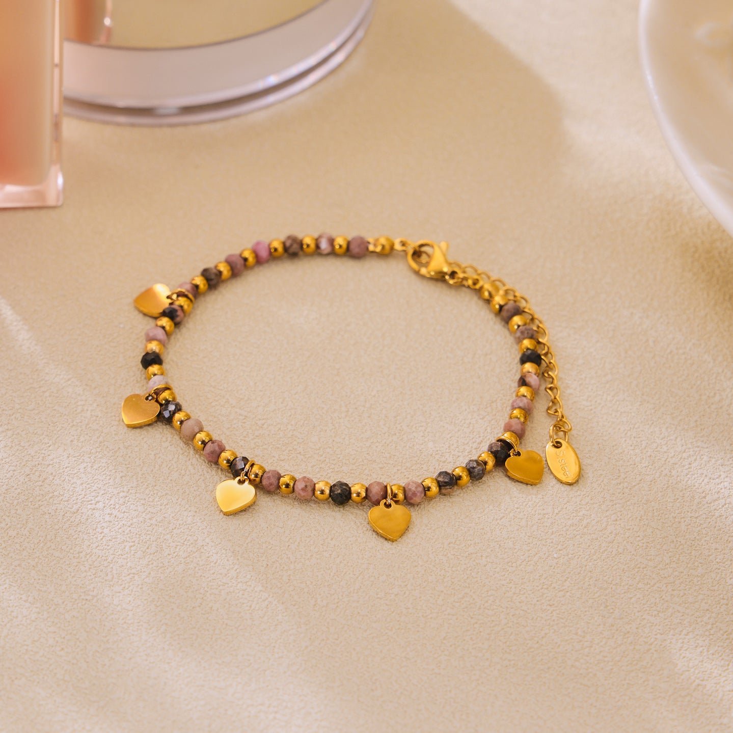 Qahwa Bead Charm Bracelet