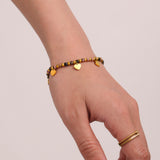 Qahwa Bead Charm Bracelet