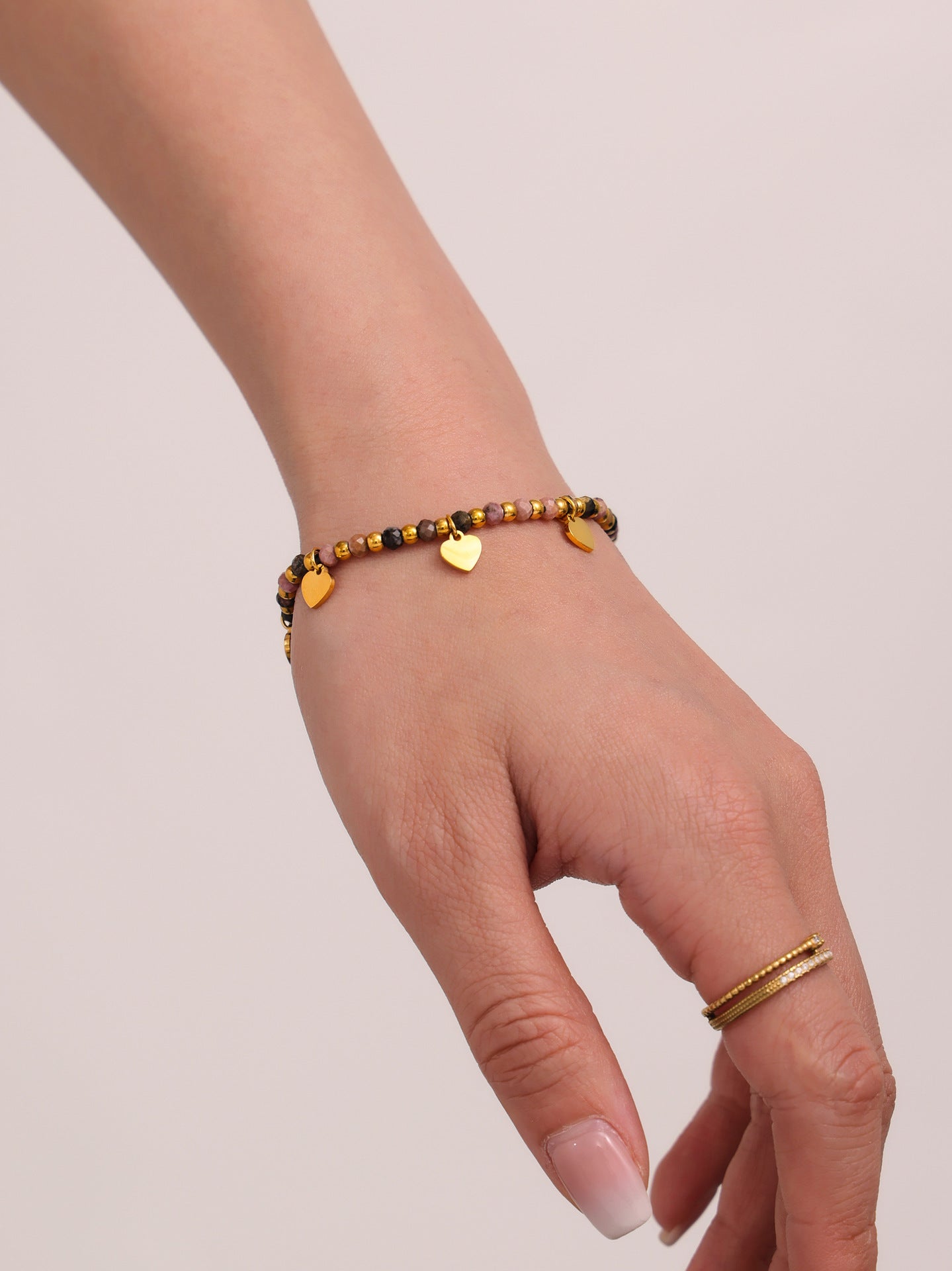 Qahwa Bead Charm Bracelet