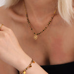 Qahwa Bead Charm Bracelet