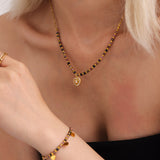 Qahwa Bead Charm Bracelet