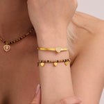 Qahwa Bead Charm Bracelet