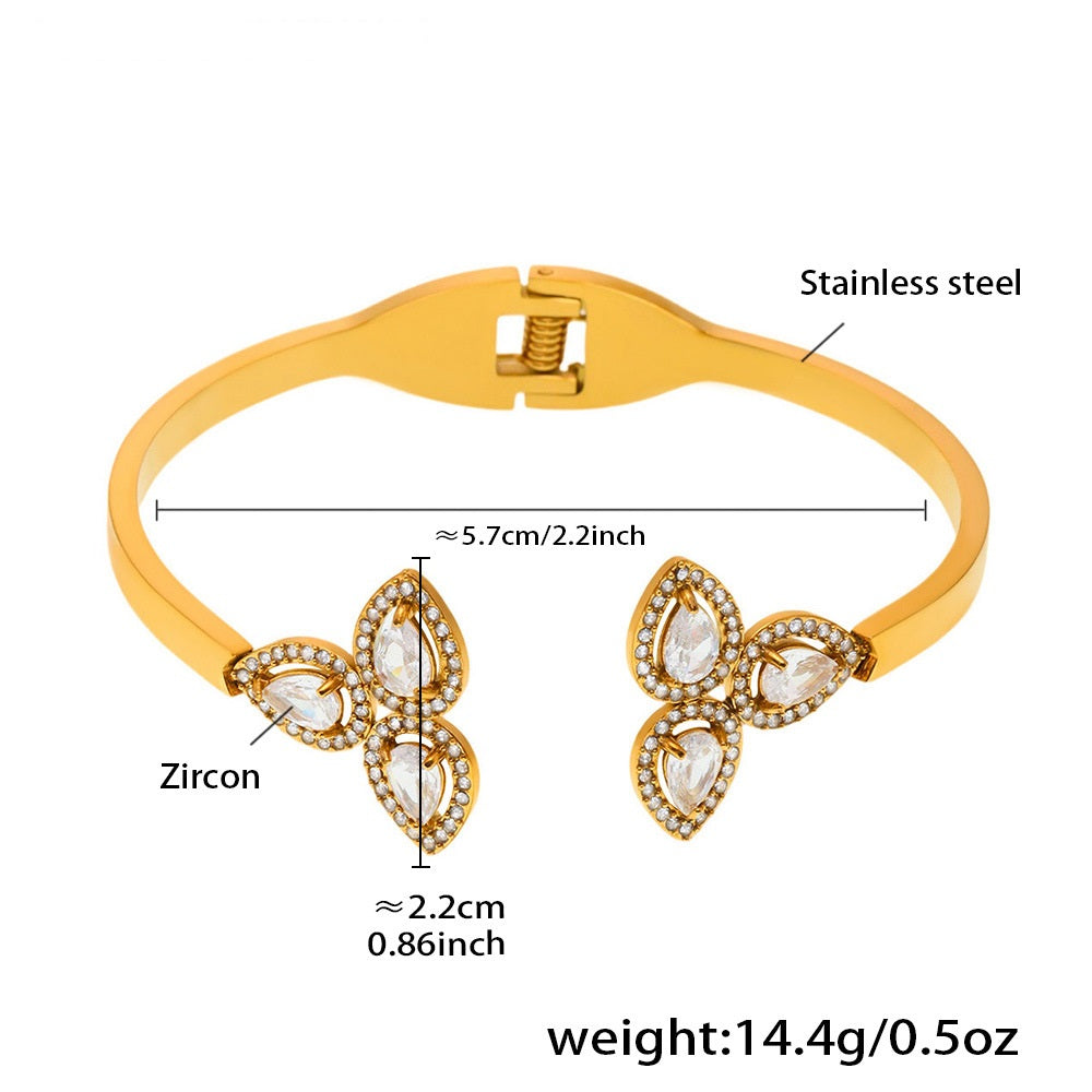 Shalimar Trefoil Cuff