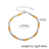Ganga-Jamni Bead Link Bracelet