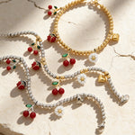 Gilas Cherry Charm Bracelet