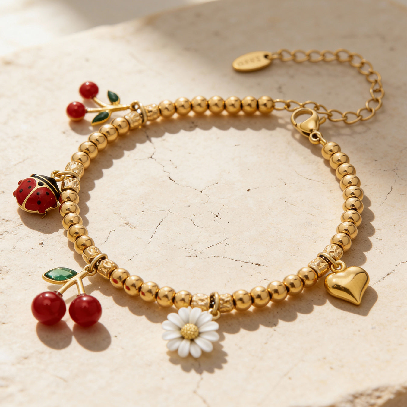 Gilas Cherry Charm Bracelet
