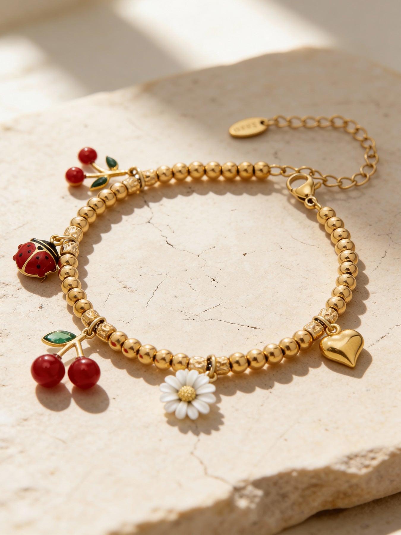 Gilas Cherry Charm Bracelet