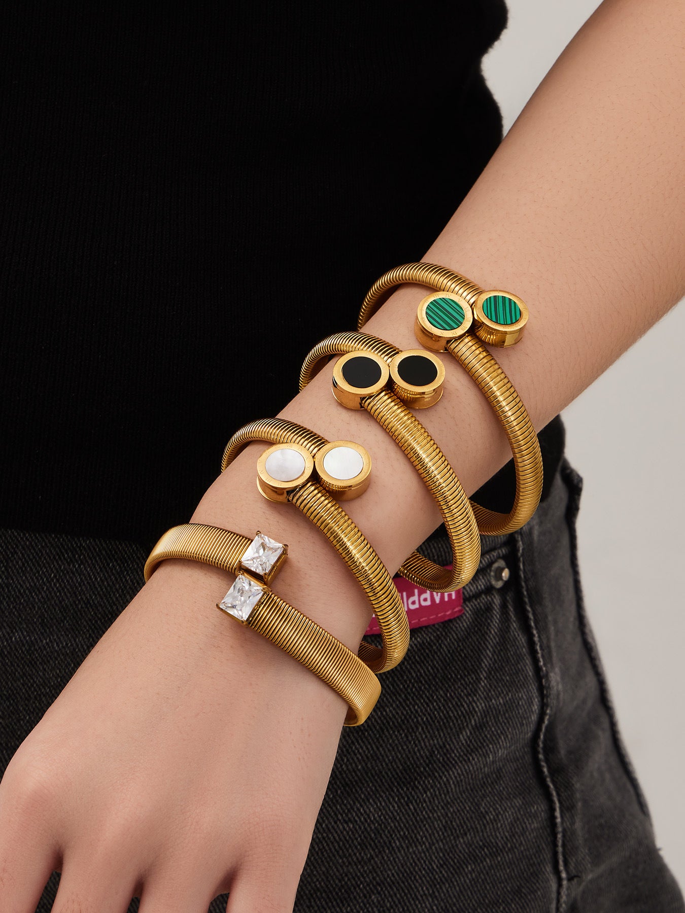 Sadaf Twin Pearl Cuff