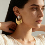 Hilal Two-Tone Drops — Gold Moon