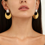 Hilal Two-Tone Drops — Gold Moon