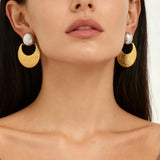 Hilal Two-Tone Drops — Gold Moon