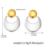 Hilal Two-Tone Drops — Silver Moon