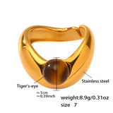 Chashm Stone Ring — Tiger's Eye