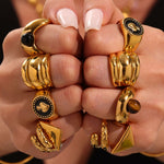 Chashm Stone Ring — Tiger's Eye