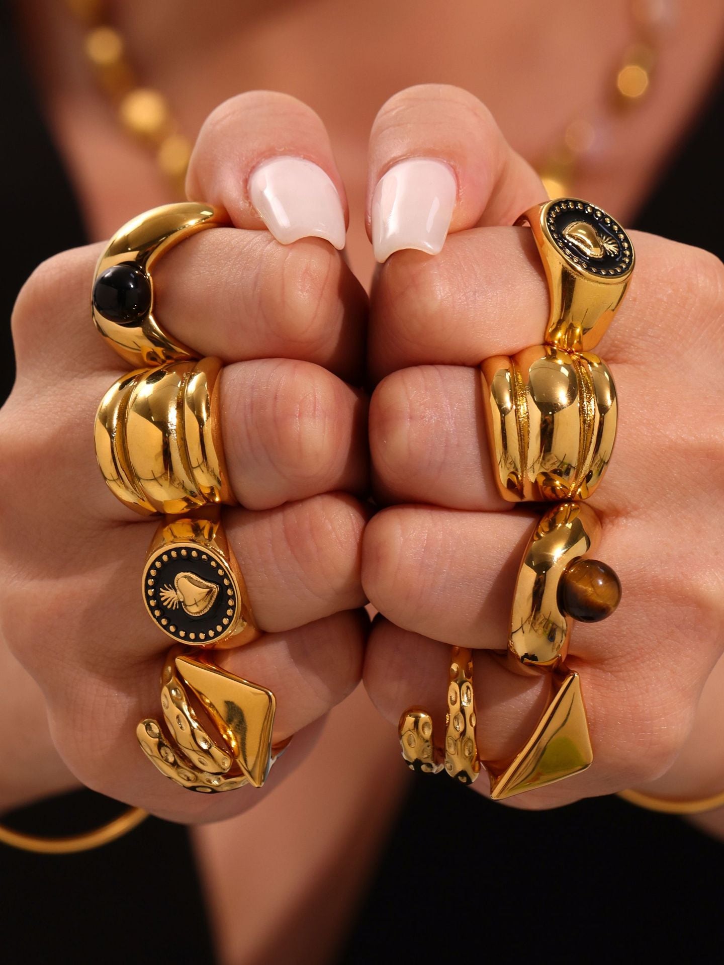 Chashm Stone Ring — Tiger's Eye