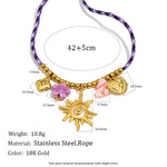 Mela Charm Cord Necklace