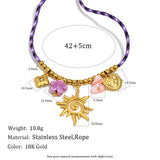 Mela Charm Cord Necklace
