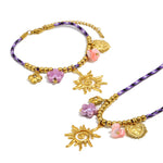 Mela Charm Cord Necklace