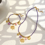 Mela Charm Cord Necklace