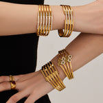 Qasr Tiered Bangle