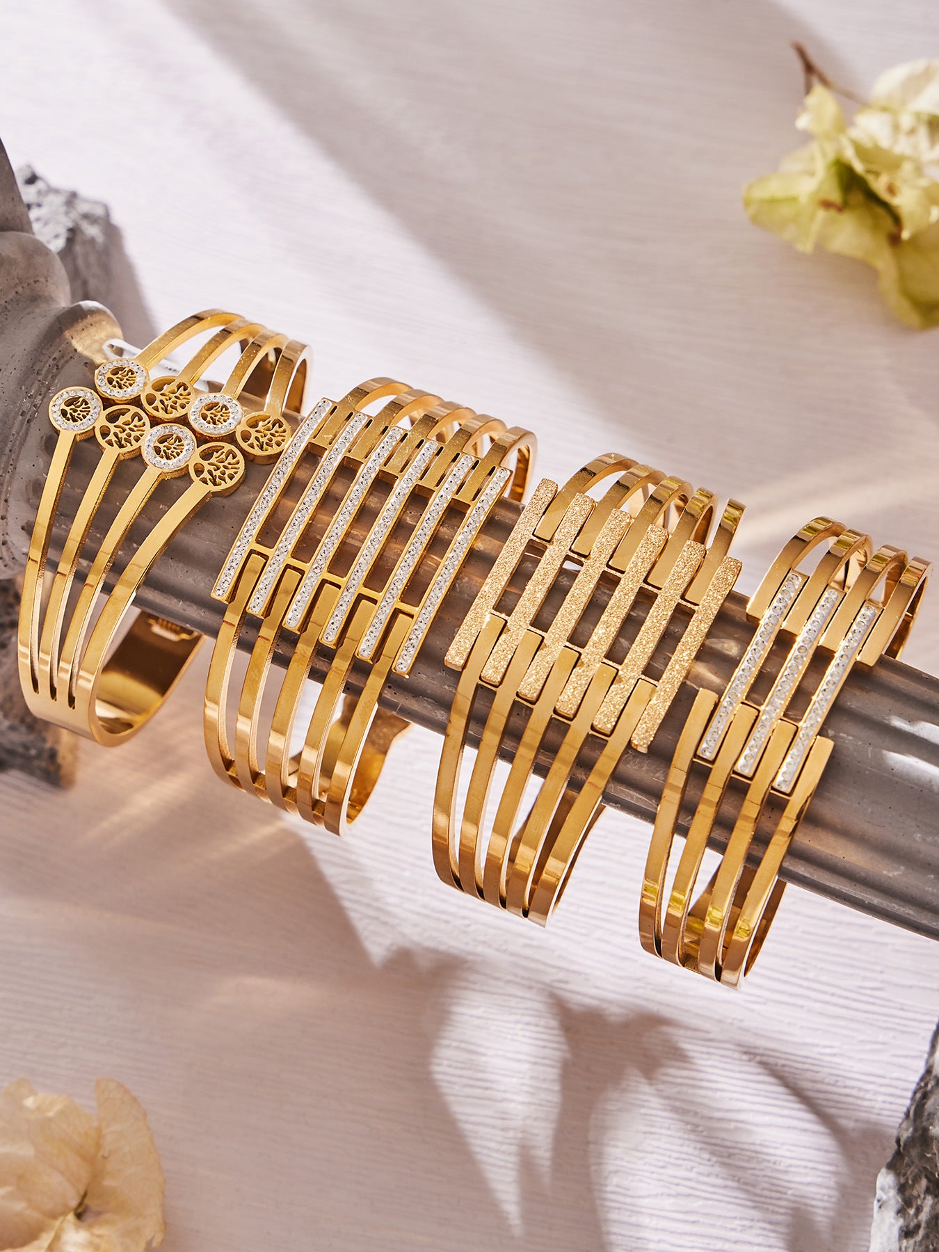 Qasr Tiered Bangle
