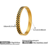 Shatranj Checker Bangle