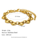 Badam Link Bracelet — Gold
