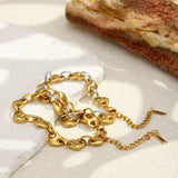 Badam Link Bracelet — Gold