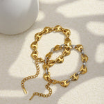 Badam Link Bracelet — Gold
