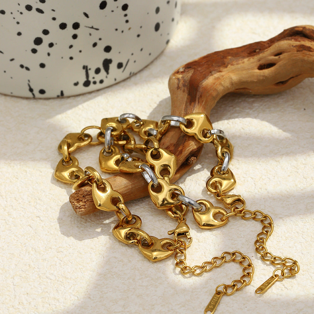 Badam Link Bracelet — Gold