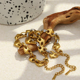 Badam Link Bracelet — Gold