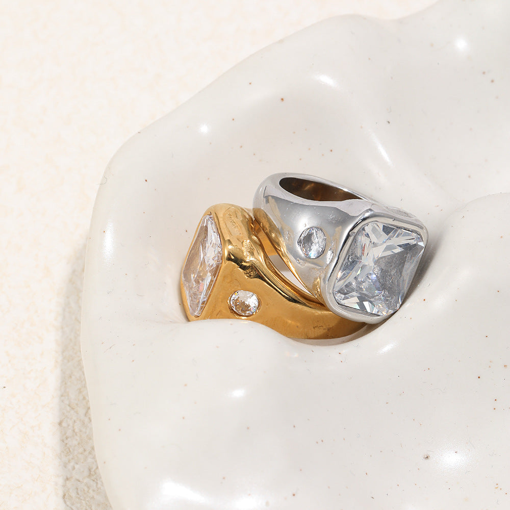Shahi Cocktail Ring — Square