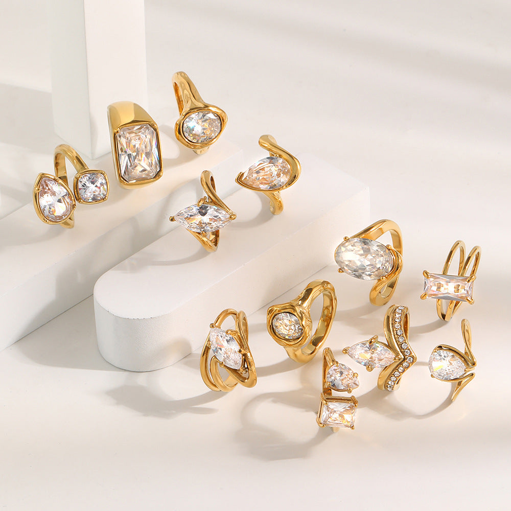 Shahi Cocktail Ring — Swirl